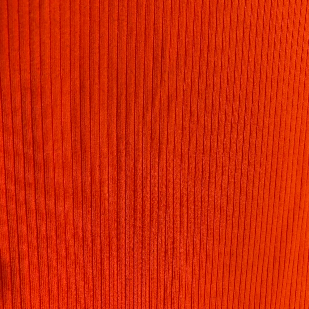 Sand Piper dress in poppy, a deep orange. - Picture 4 of 4